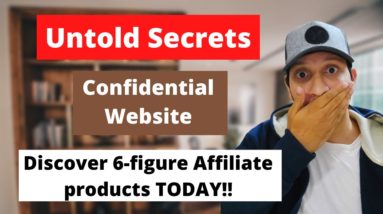 How To Find The Best Clickbank Offers | Secret Website Exposed 😮😉