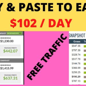 Copy & Paste To Earn $102 Per Day | Clickbank Affiliate Marketing For Beginners For Free