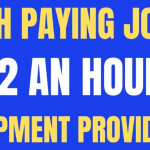 High Paying Work From Home Job | $22 An Hour | Equipment Provided | Work From Home Jobs | Remote Job