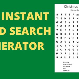 How to Create A Word search low content book Fast with Free software | Word Search Puzzle Generator.