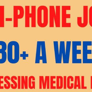 Non-Phone | $680+ A Week | Processing Medical Bills | Best Non Phone Work From Home Job | Remote Job