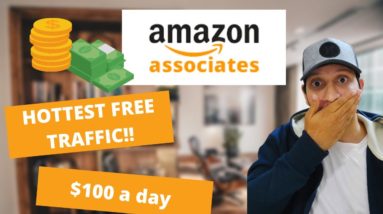 How To Make Money With The Amazon Affiliate Program With 100% FREE Traffic | Earn $100 A Day 🚀💰