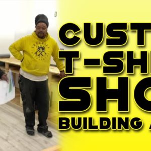 New Retail T-Shirt Shop Tour 2021! (Creating The Perfect T-Shirt Bar $1,000 BET) [Part #2]