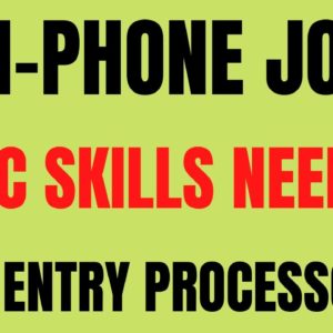 Non-Phone | Basic Skills Needed | Data Entry Processors | Non Phone Work From Home Job 2022