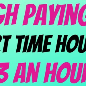 High Paying | Part Time Hours | $23 An Hour | Best Work From Home Job 2022 | Online Jobs | Remote