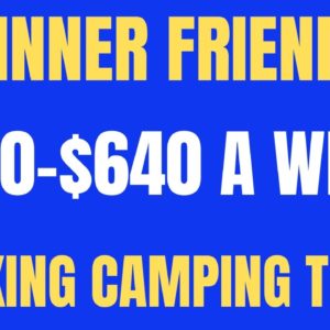 Beginner Friendly | $600-$640 A Week | Booking Camping Trips | Best Work From Home Job | Remote Jobs