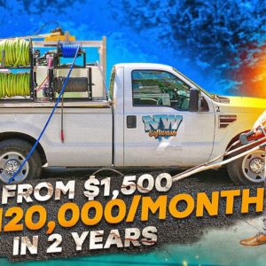 21 Year Old Starts a $120,000 Monthly Pressure Washing Business