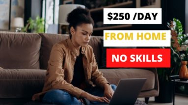 5 Side Hustles  Ideas That Require No Skills - $250/Day