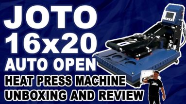 Should I Get A 15x15 Or A 16x20 Heat Press Machine? (Unboxing The 16x20 Joto Heat Press From HTW)