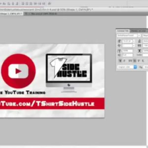 How to Design A Business Card In Photoshop (T-Shirt Side Hustle) [Basic: Design Tutorial]