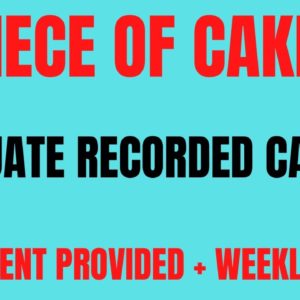 A Piece of Cake | Evaluate Recorded Calls | Weekly Pay + Equipment Provided | Work From Home Job