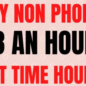 Easy Non-Phone | Part -Time | $13 An Hour | Best Non Phone Jobs 2021 | Online Work From Home Job