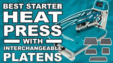 Best Starter Heat Press With Interchangeable Platens (TransPro Plus 16x20 Heat Press Unboxing 🔥📦)