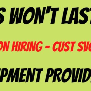 This Won't Last | Amazon Hiring | Equipment Provided | Best Work From Home Job Hiring Now 2022