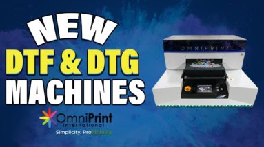 Brand New OEM DTF Printer and DTG Printer From Omni Print