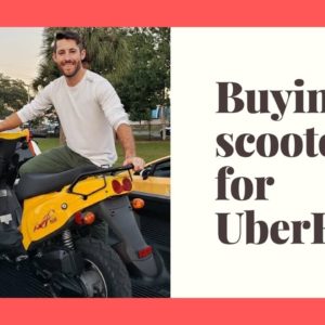 Buying a SCOOTER to side hustle on UberEats! (EP2)