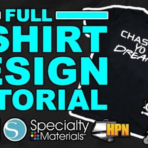 Make CUSTOM T-shirts From Scratch (Using Thermoflex Heat Transfer Vinyl HTV by Specialty Materials)