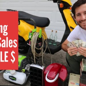 DOUBLING my money - Garage Sale Flipping (EP 6)