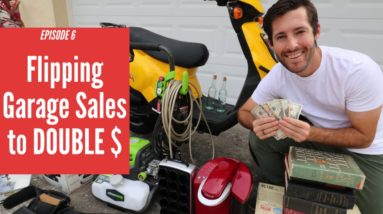 DOUBLING my money - Garage Sale Flipping (EP 6)