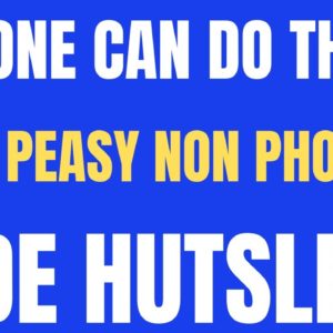 **Anyone Can Do This**  Easy Non- Phone Work From Home Job | Side Hustle | Online Job