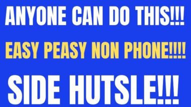 **Anyone Can Do This**  Easy Non- Phone Work From Home Job | Side Hustle | Online Job