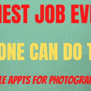 Easiest Job Ever | Anyone Can Do This | Schedule Appts for Photographers | Best Work From Home Job