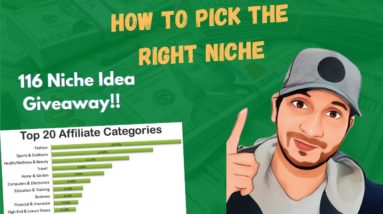 How To Find A Niche For Affiliate Marketing (116 Niches Giveaway 😮😲)