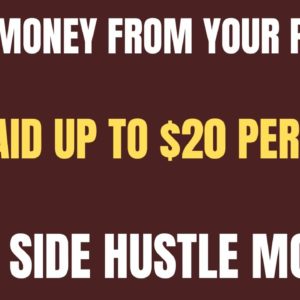 Make Money On Your Phone |Get Paid Up To $20 Per Task |Easy Side Hustle Money ( Work From Home Job )