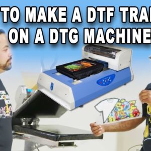 Do More With Your DTG Machine | How To Print Direct To Film Transfers DTF On Omni Freejet 330TX Plus