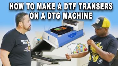 Do More With Your DTG Machine | How To Print Direct To Film Transfers DTF On Omni Freejet 330TX Plus