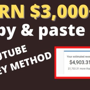 Earned $3,000+ Copy and Paste Quotes On Youtube | Earn Money On YouTube Making Simple Videos In 2022