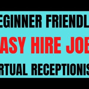 Beginner Friendly | Easy Hire Job | Virtual Receptionist | Best Work From Home Jobs | Remote Job