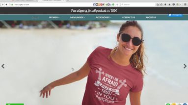 Website Review #3: God Bless You Clothing [T-Shirt Business Website Review]