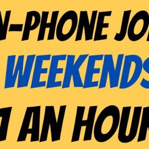 Non-Phone | No Weekends | $21 An Hour | Best Non Phone Work From Home Jobs | Remote Jobs 2022