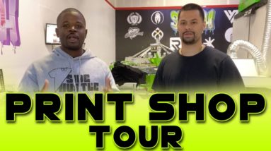 DTG, Screen Printing, & Embroidery Shop Tour | Print Shop Tour With Shawn From SE Shirts &  Hoodies