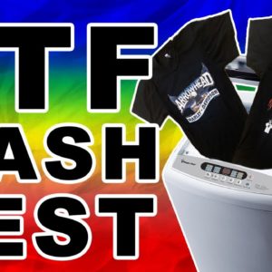 DTF Wash Test Results After 1 Wash | Direct To Film Wash Test (How Are DTF Transfers After Washing?)