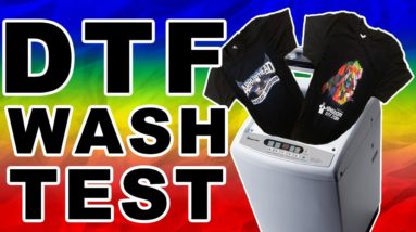 DTF Wash Test Results After 1 Wash | Direct To Film Wash Test (How Are DTF Transfers After Washing?)