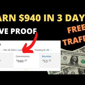 I Earned $940 in 3 days (Affiliate marketing for beginners) Make Money Online | Earn passive Income