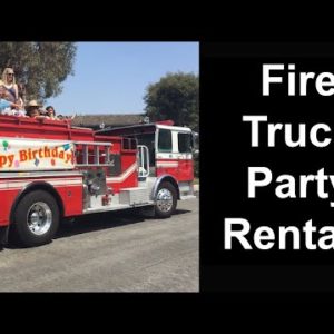 Fire Truck Party Rentals