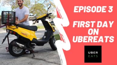 First time delivering with UberEats on a scooter (EP 3)