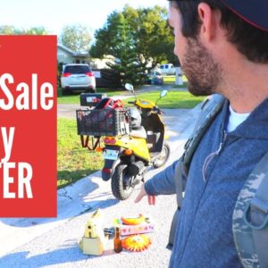 Flipping garage sales on my SCOOTER (EP 7)