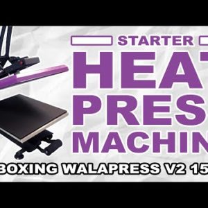 What Heat Press Should I Get? Newly Designed WalaPress W/ Auto Open Feature (Unboxing WalaPress V2)