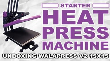 What Heat Press Should I Get? Newly Designed WalaPress W/ Auto Open Feature (Unboxing WalaPress V2)