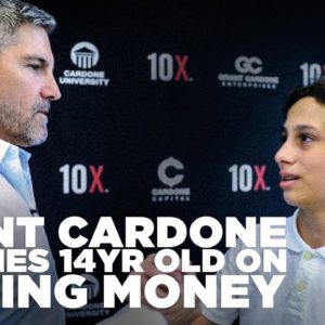 Grant Cardone Coaches 14yr Old on How to Raise Money