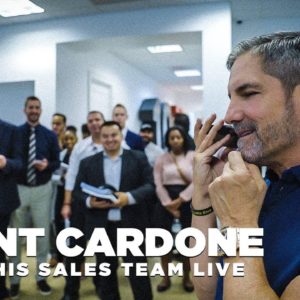 Grant Cardone Does a Live Training Session with His Sales Team