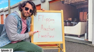 How to flip furniture from an AUCTION (EP 37)