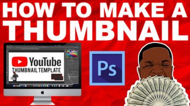 How To Make A Thumbnail In Photoshop (YouTube Hustle)