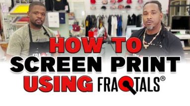 How to Screen Print Using Fraqtals Screen Printing Pods