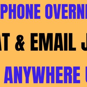 Non Phone Overnight | Chat & Email Job | Live Anywhere | Best Non Phone Work From Home Job 2022