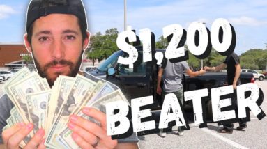 I bought a BEATER for $1,200! (EP 18)